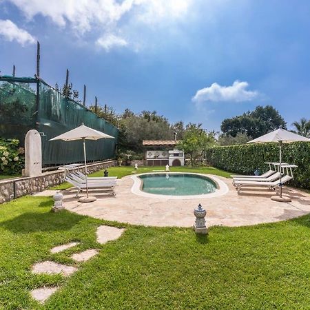 Villa Mimosa Rustic Elegance Views & Pool Massa Lubrense Exterior photo