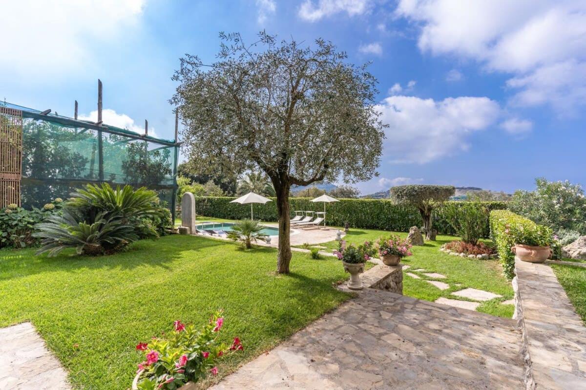 Villa Mimosa Rustic Elegance Views & Pool Massa Lubrense Exterior photo