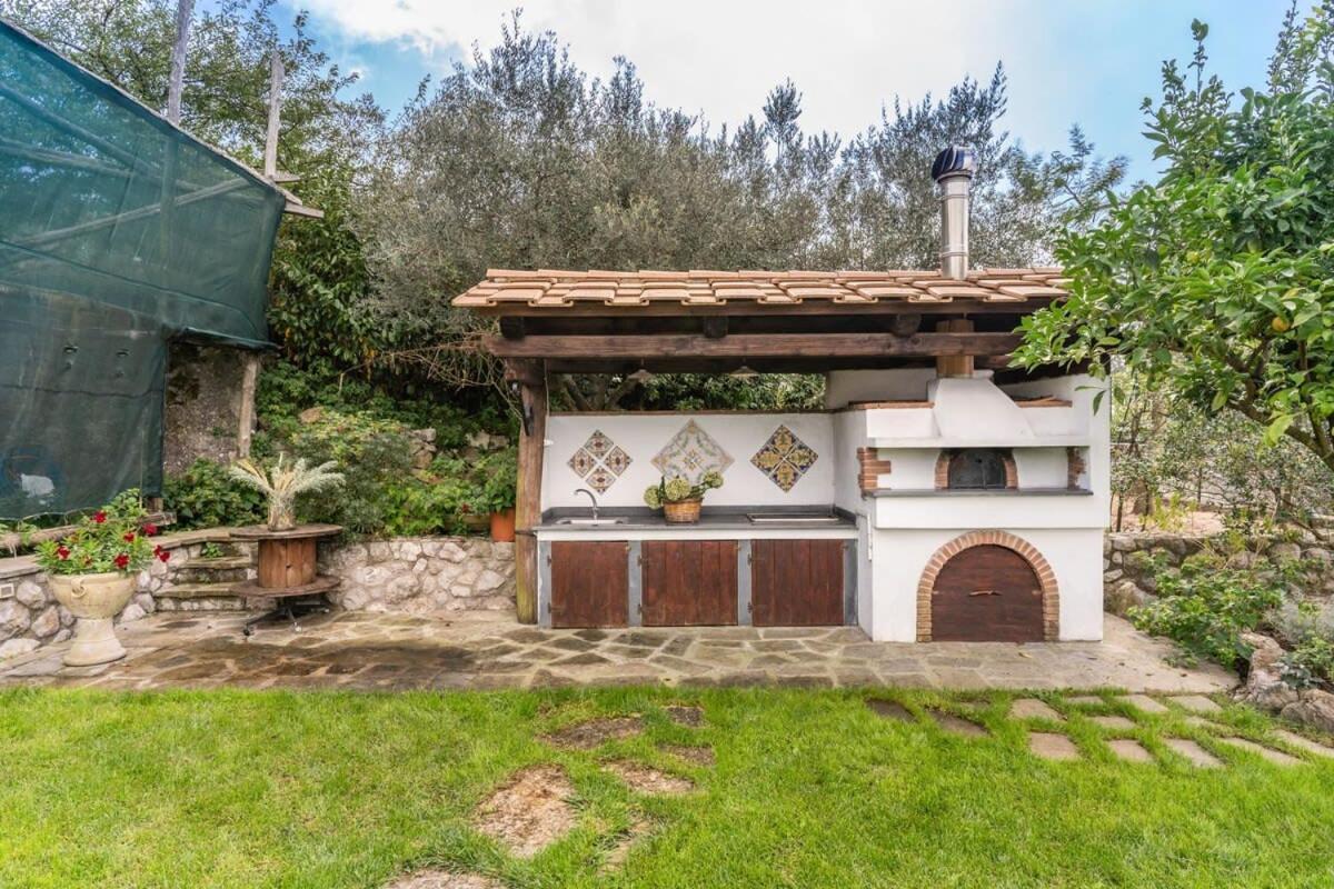 Villa Mimosa Rustic Elegance Views & Pool Massa Lubrense Exterior photo