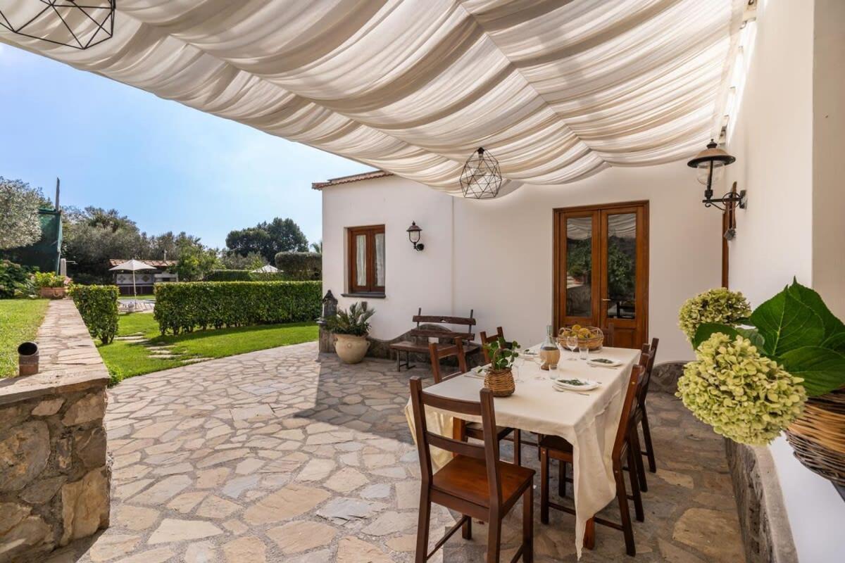 Villa Mimosa Rustic Elegance Views & Pool Massa Lubrense Exterior photo