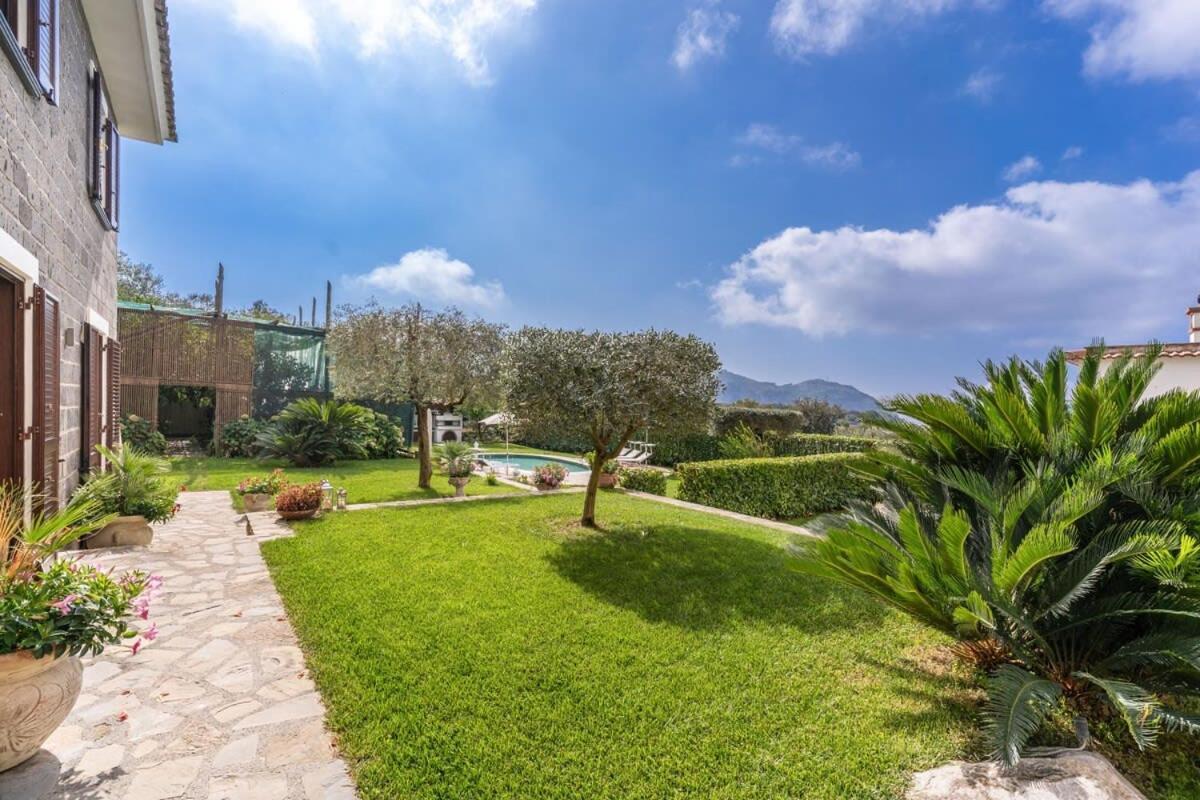 Villa Mimosa Rustic Elegance Views & Pool Massa Lubrense Exterior photo